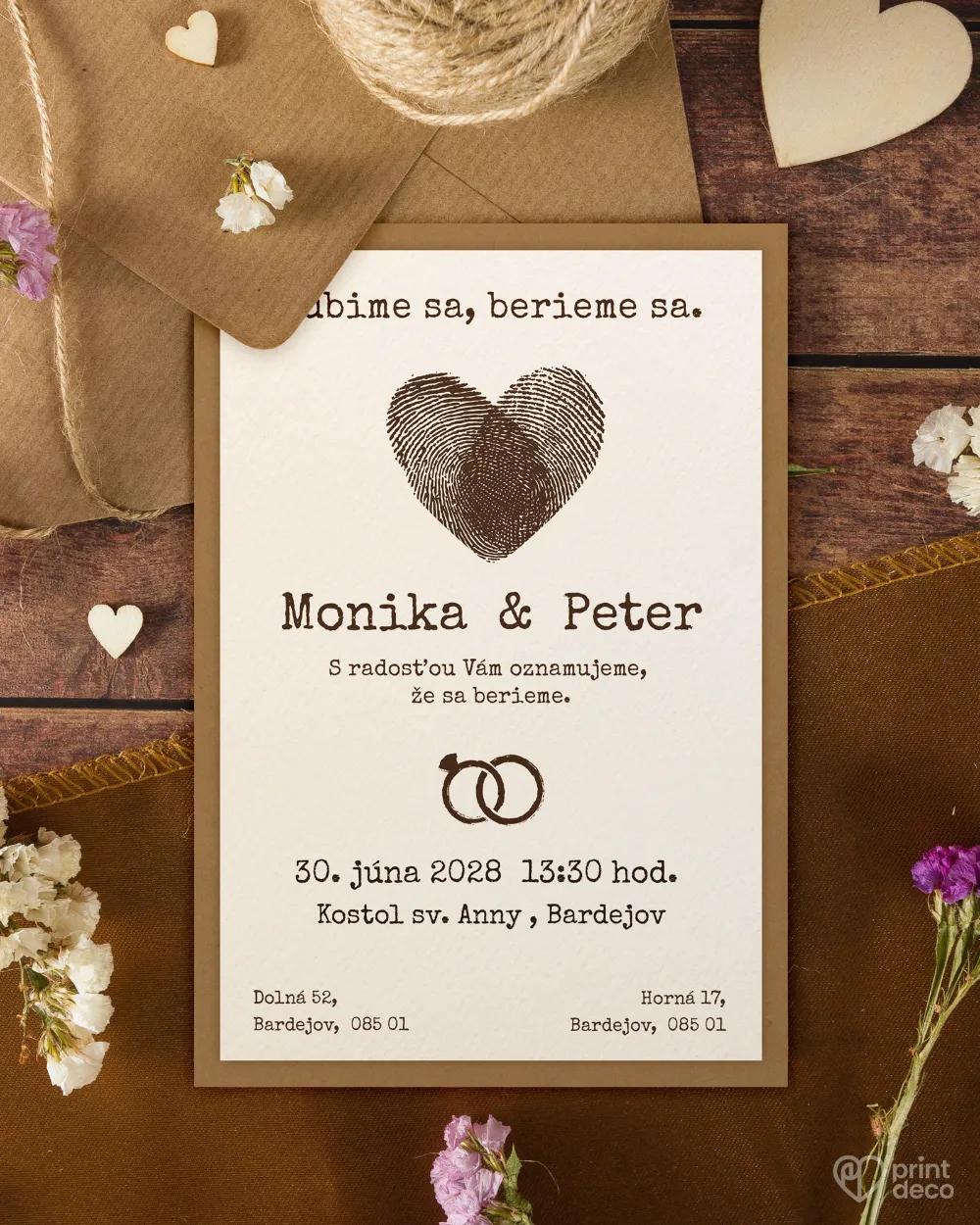 Svadobné oznámenia vo vintage štýle 3/11