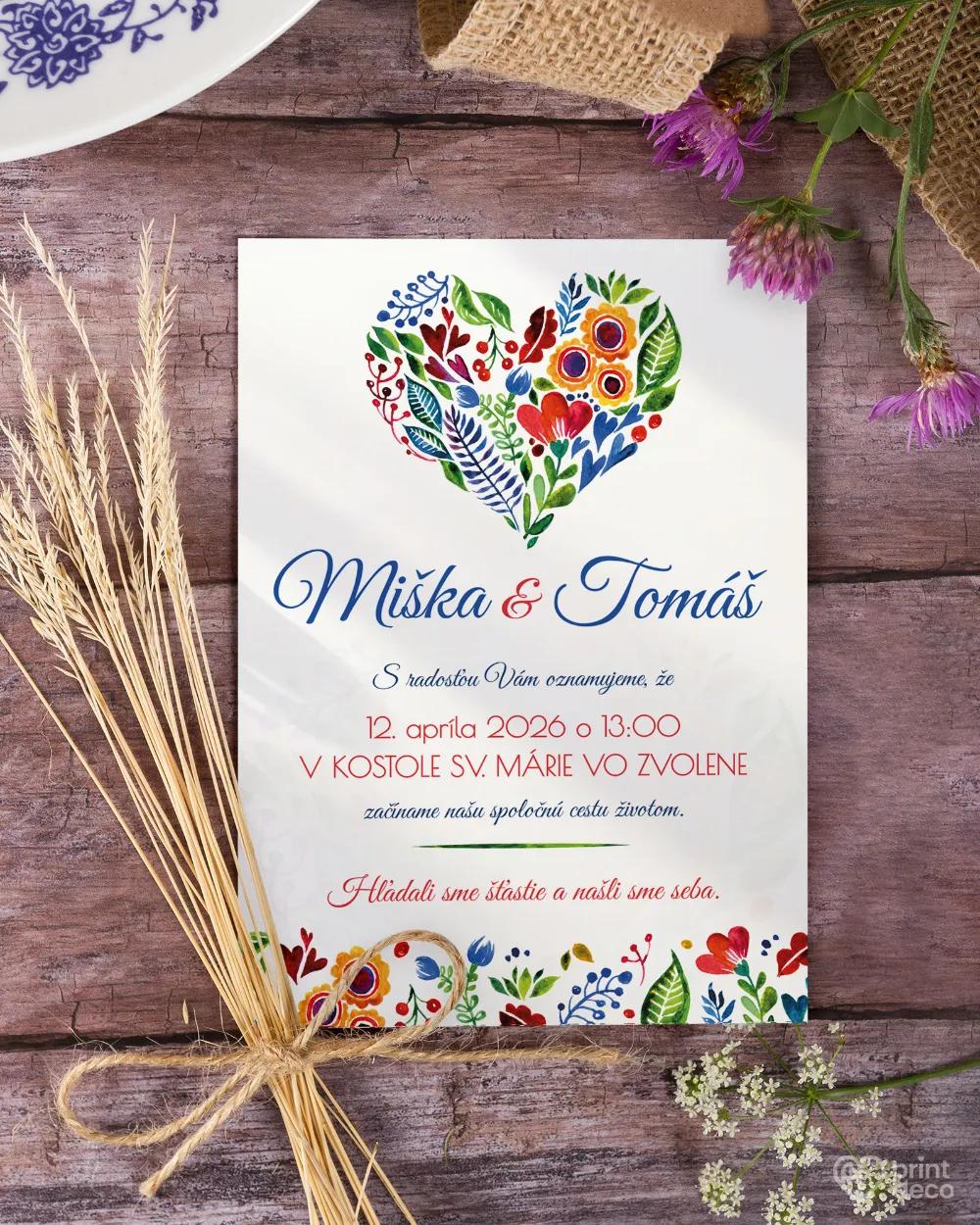 Ľudové folklórne svadobné oznámenia 2/3