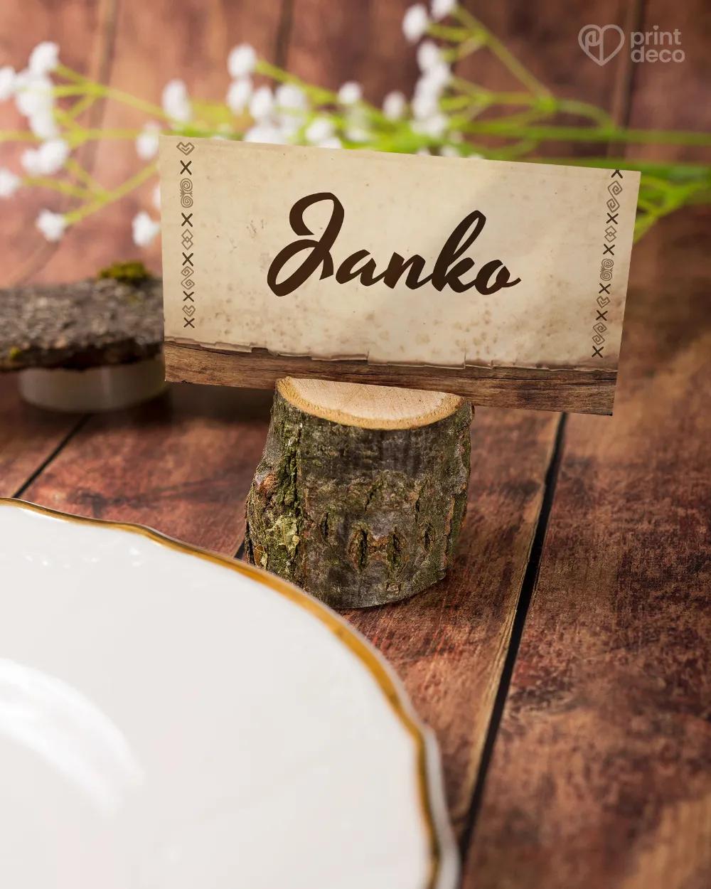 Menovky na oslavu s ľudovým motívom 4/5