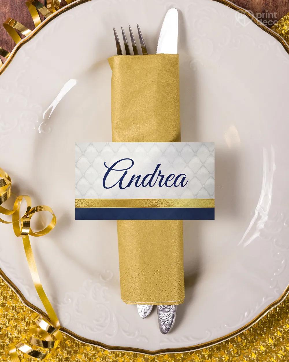 Menovky na oslavu s kráľovským motívom 3/4