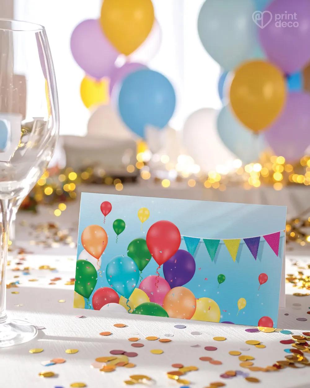 Menovky na oslavu Párty balóny 1/2