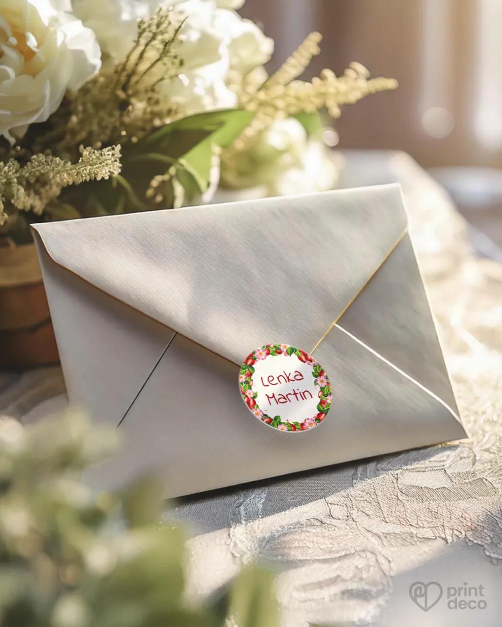 Mini nálepky na obálky / darčeky Šípky 1/3