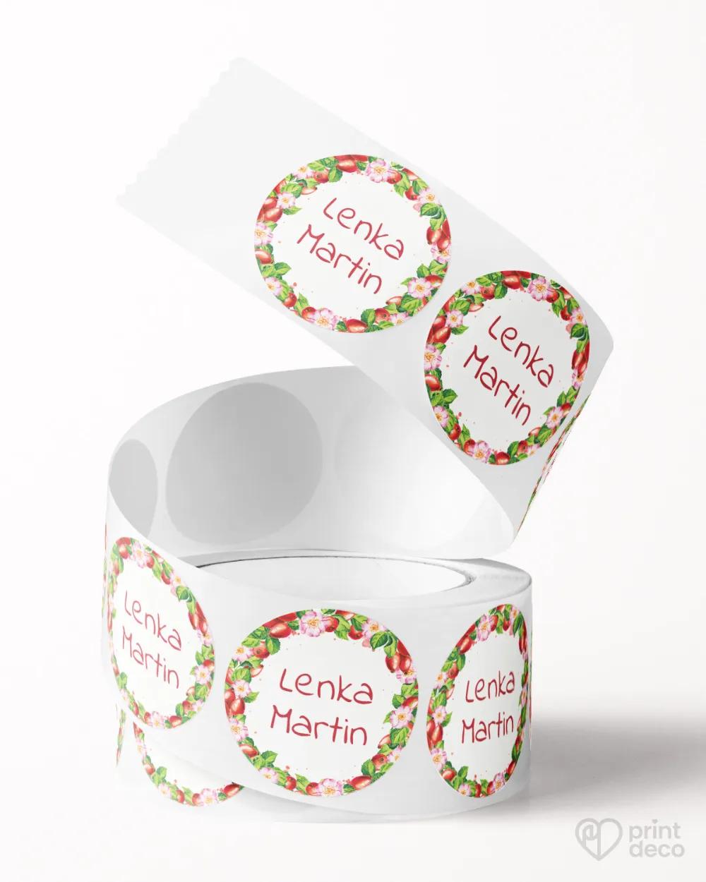 Mini nálepky na obálky / darčeky Šípky 2/3