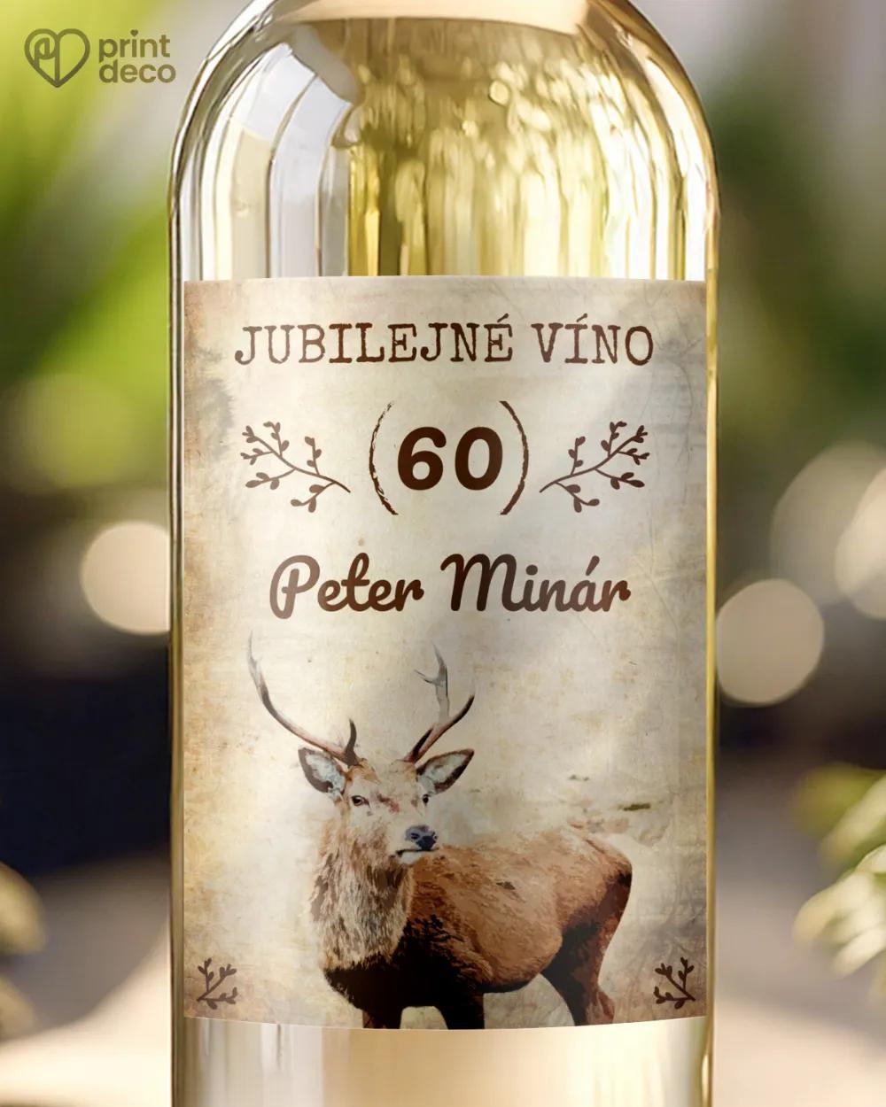 Etikety na fľaše Poľovník