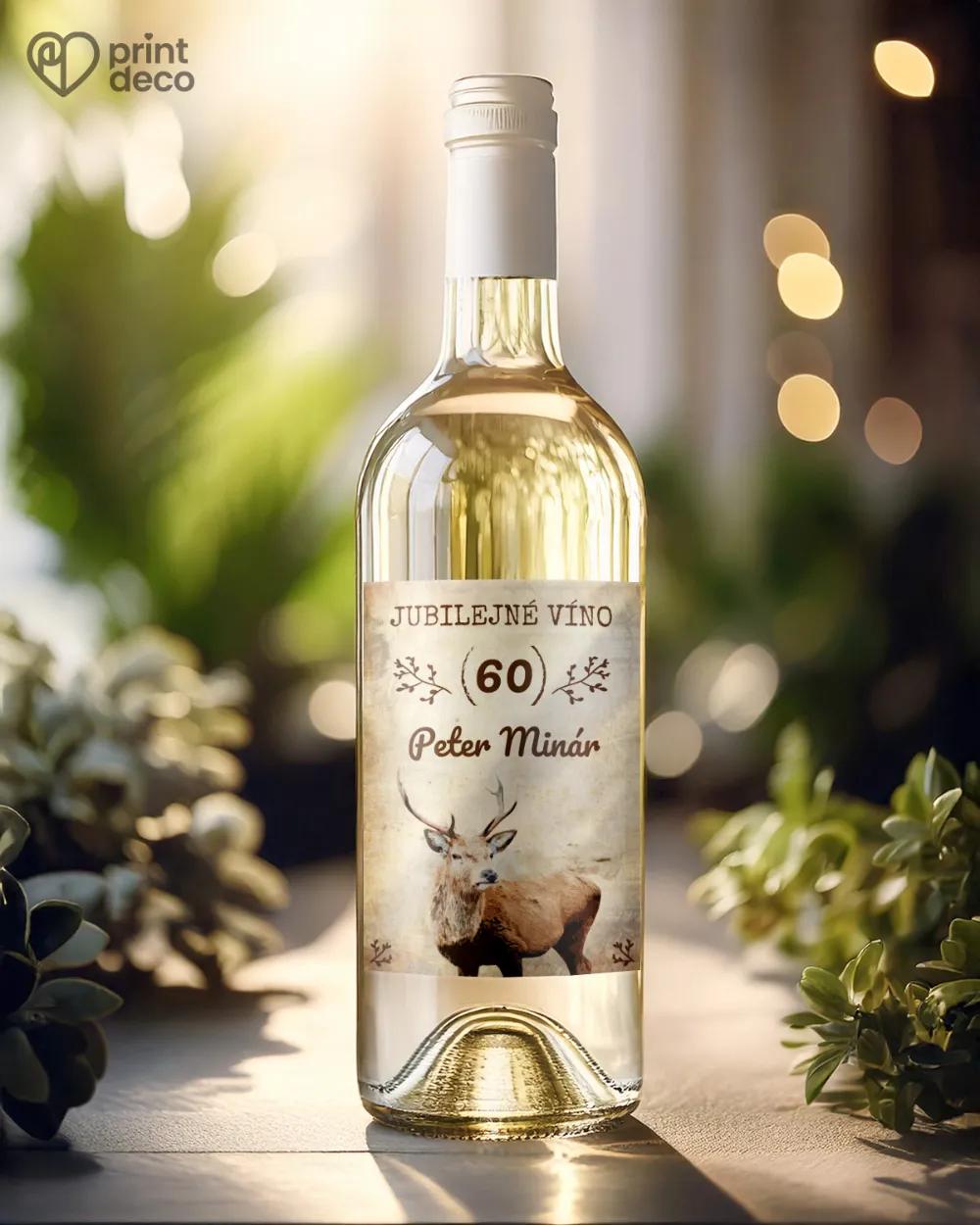 Etikety na fľaše Poľovník 1/2
