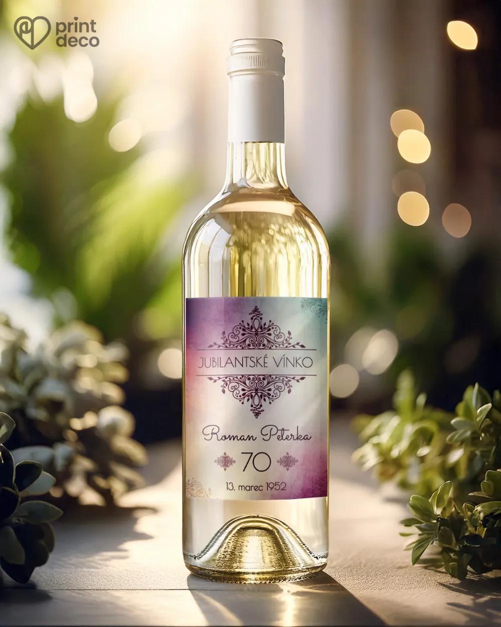 Etikety na fľaše Trendy Retro 1/2