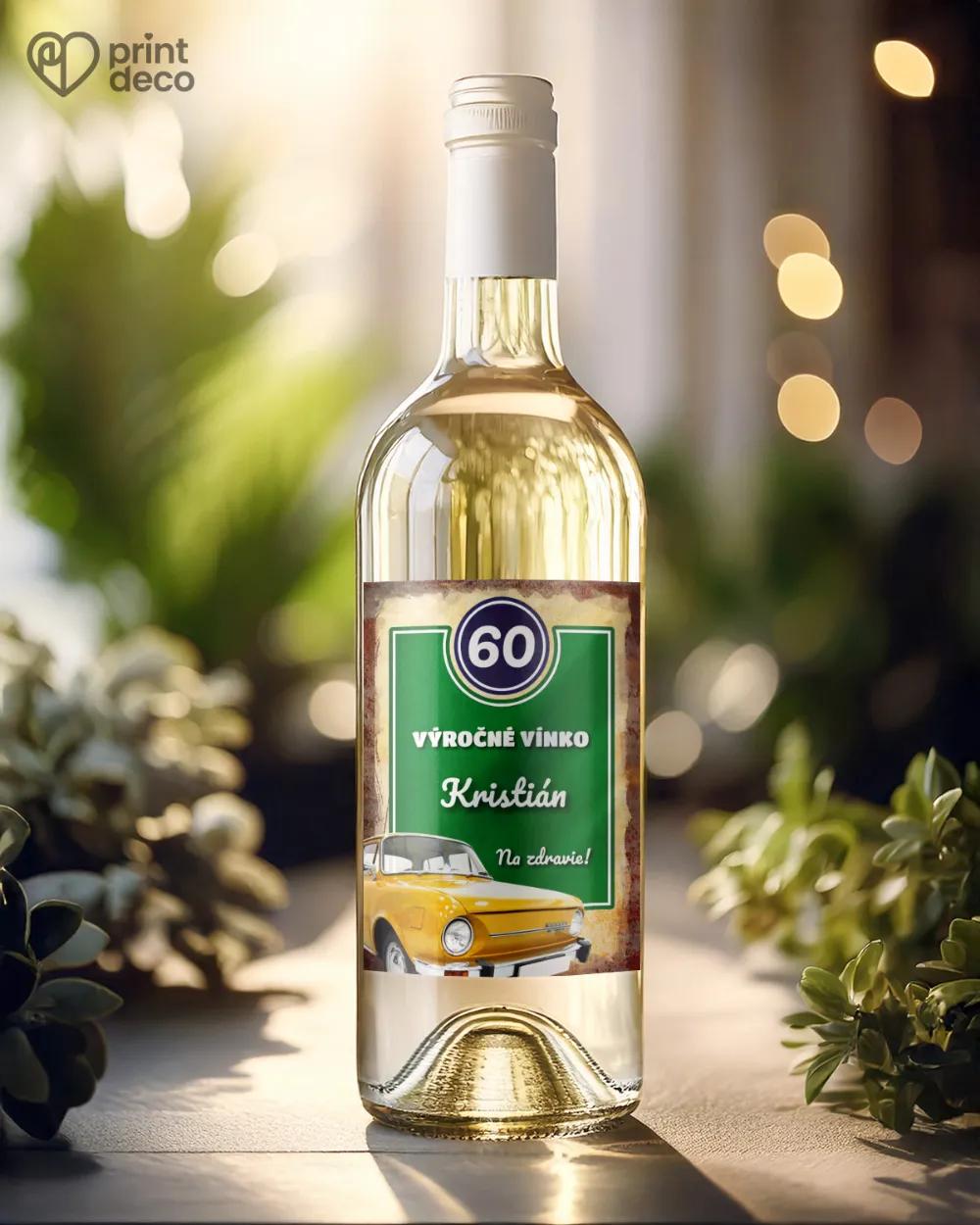 Etikety na fľaše Slovenské Retro 1/2