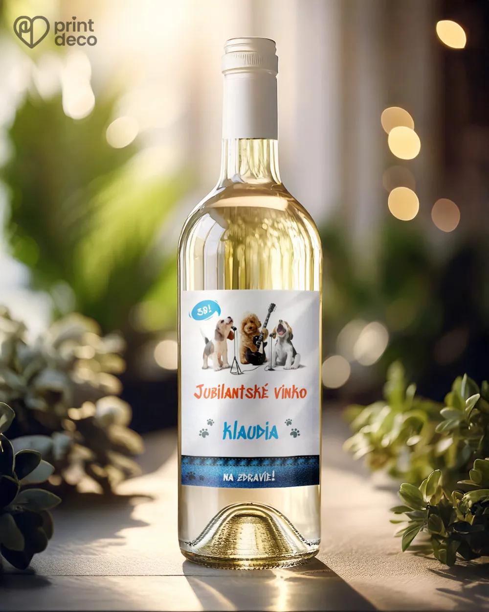 Etikety na fľaše Divoká párty 1/2