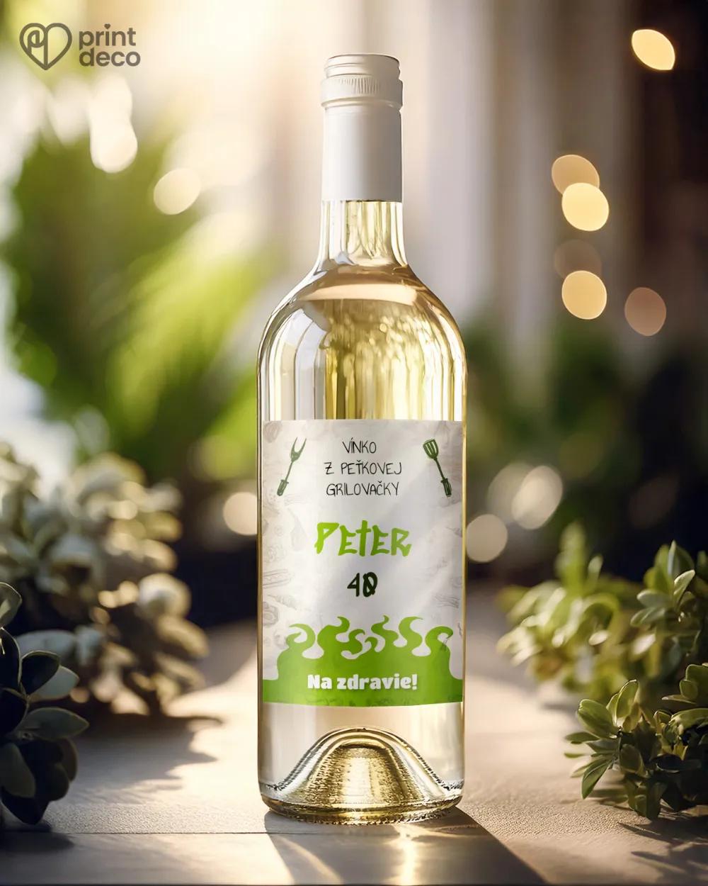 Etikety na fľaše Grilovačka I. 1/2