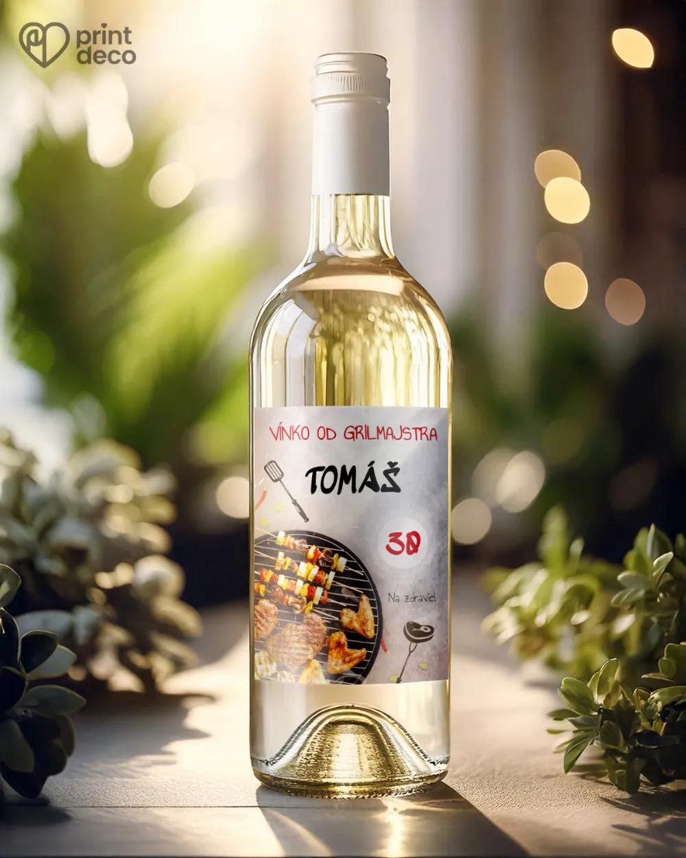 Etikety na fľaše Grilovačka II. 1/2