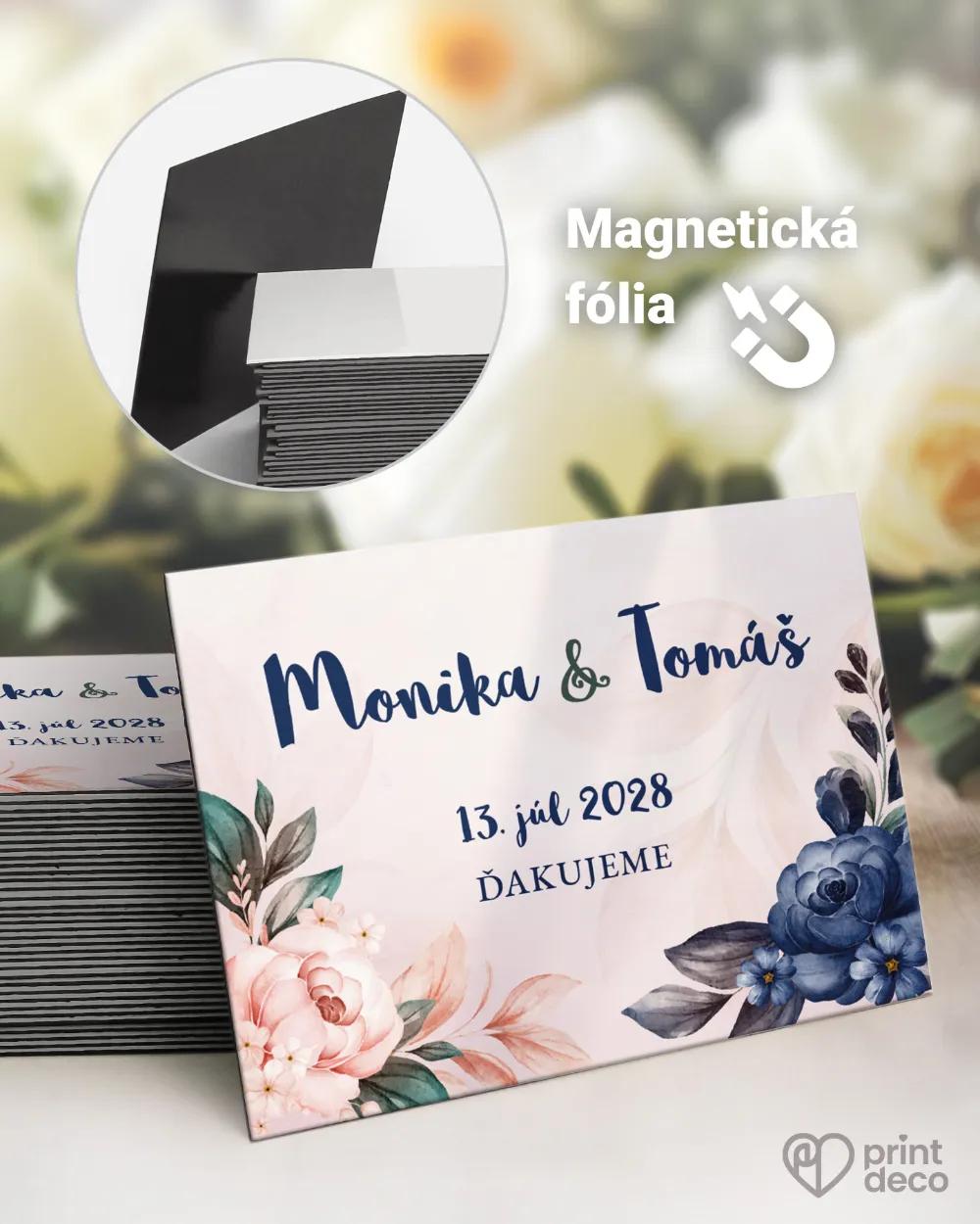 Svadobné magnetky - Šípové ruže IV.