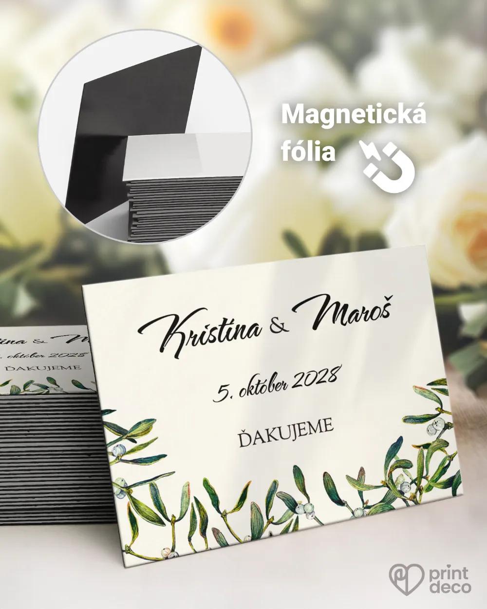 Svadobné magnetky - Imelo