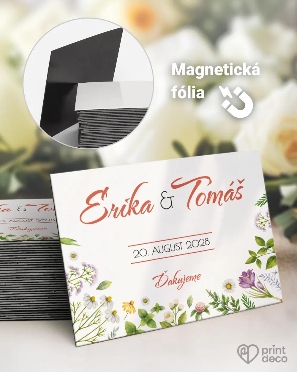 Svadobné magnetky - Bylinkový sen