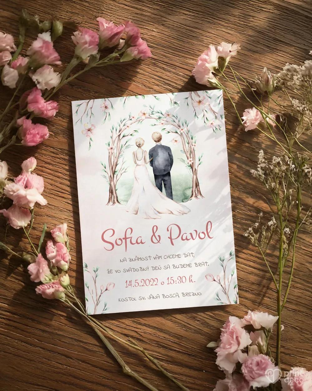 Svadobné oznámenia - Svadobná brána 1/2