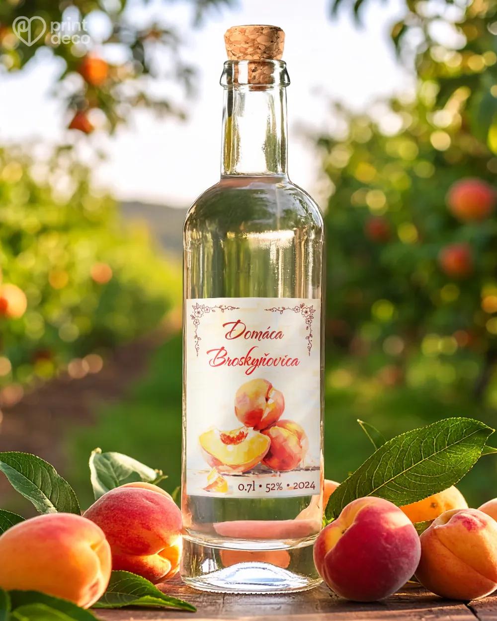 Etikety na pálenku Broskyňovica 02 1/2