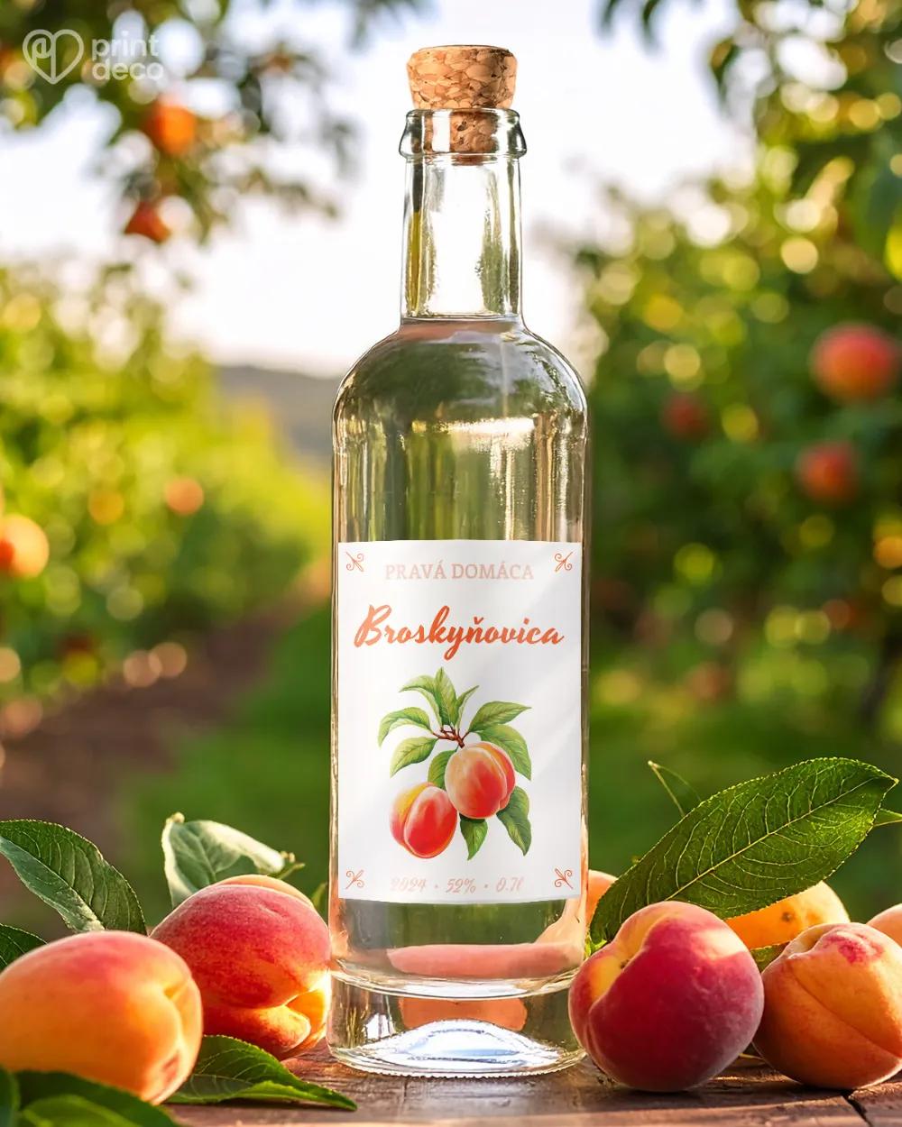 Etikety na pálenku Broskyňovica 08 1/2