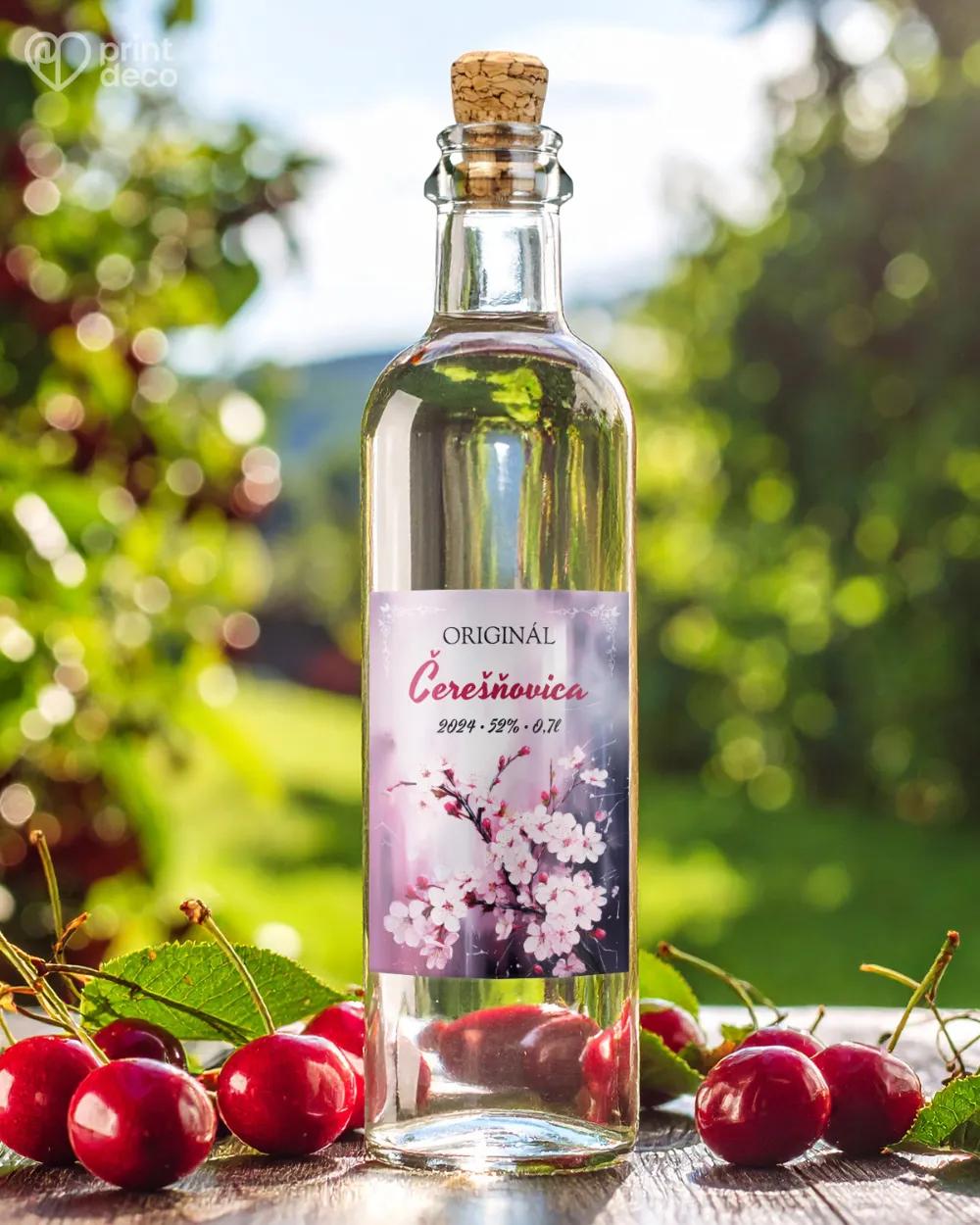 Etikety na pálenku Čerešňovicu 05 1/2