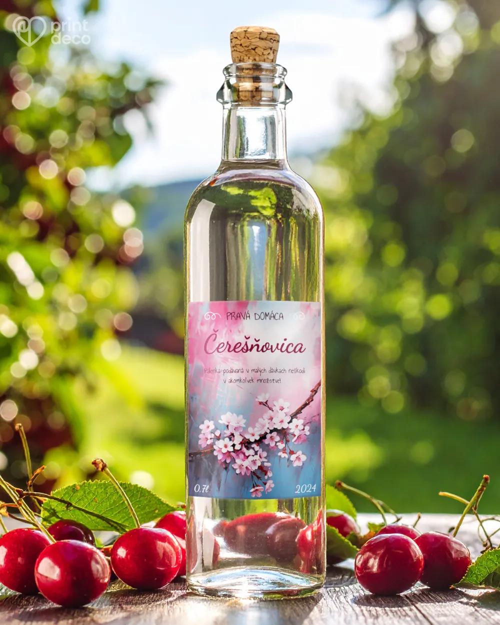 Etikety na pálenku Čerešňovicu 06 1/2
