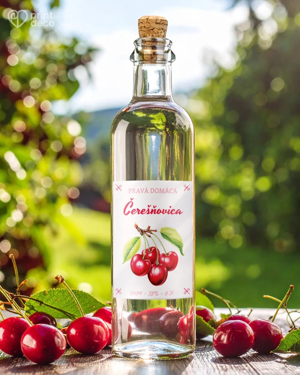Etikety na pálenku Čerešňovicu 07 1/2