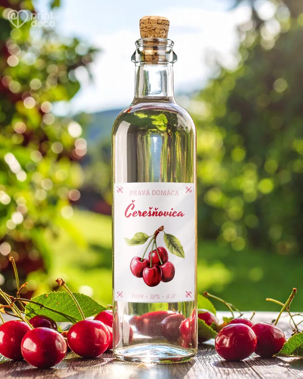 Etikety na pálenku Čerešňovicu 08 1/2