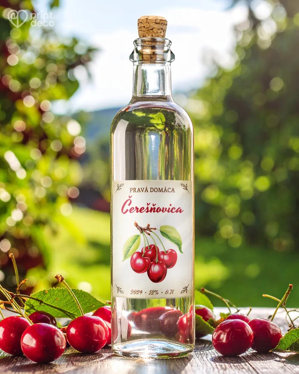 Etikety na pálenku Čerešňovicu 09 1/2