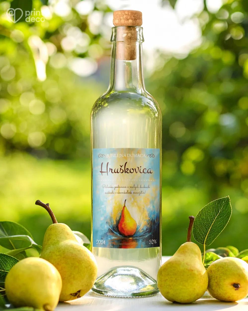 Etikety na pálenku Hruškovica 02 1/2