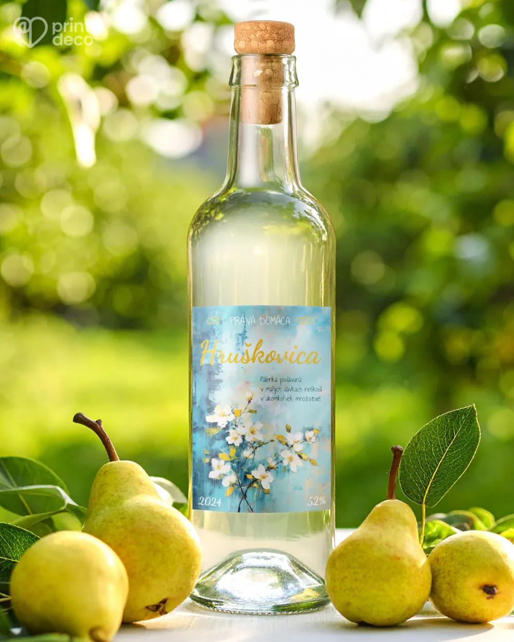 Etikety na pálenku Hruškovica 05 1/2