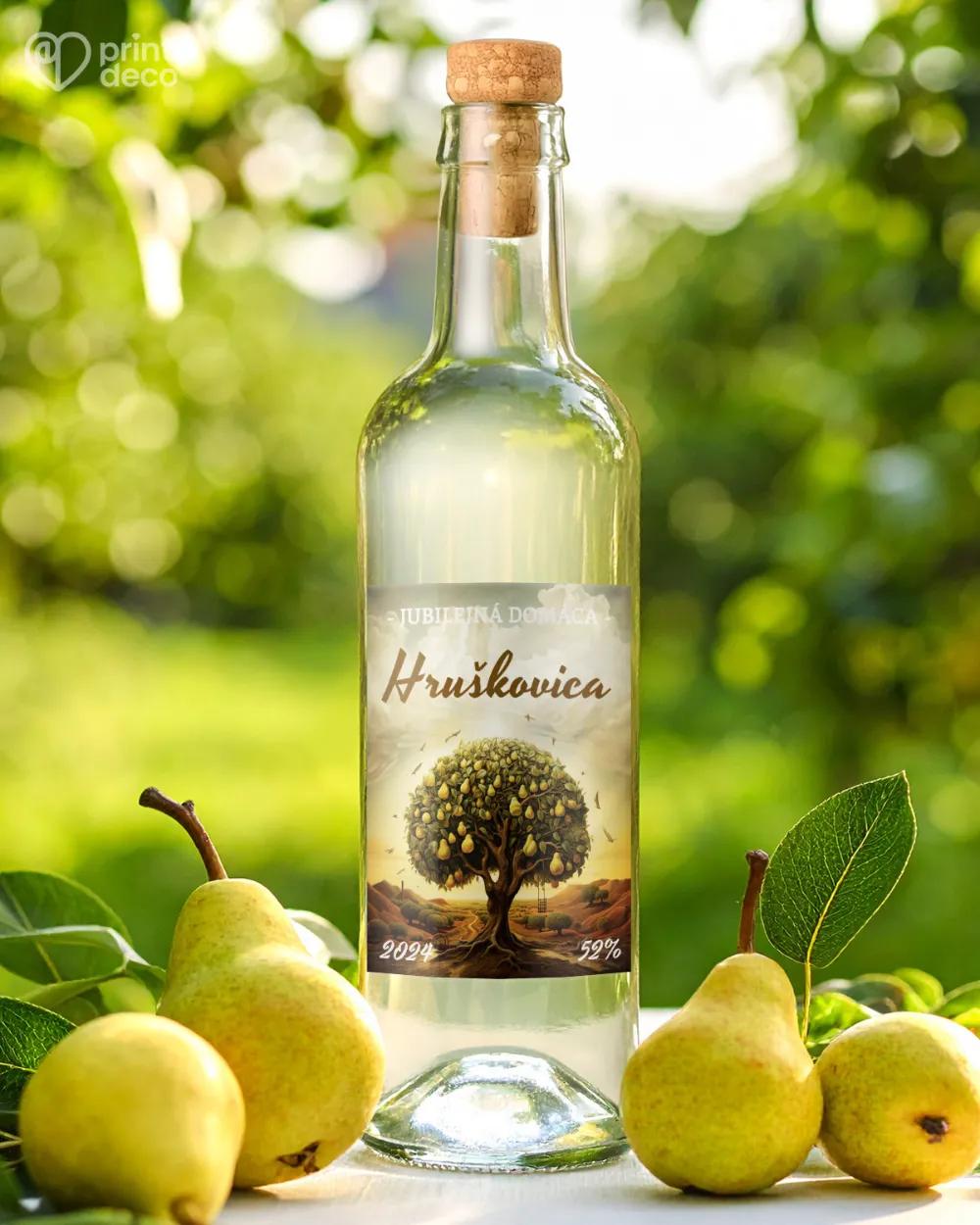 Etikety na pálenku Hruškovica 08 1/2