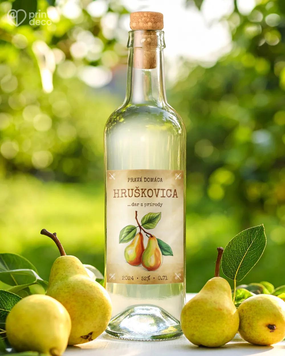 Etikety na pálenku Hruškovica 11 1/2