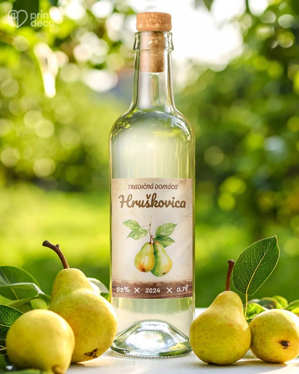 Etikety na pálenku Hruškovica 12 1/2