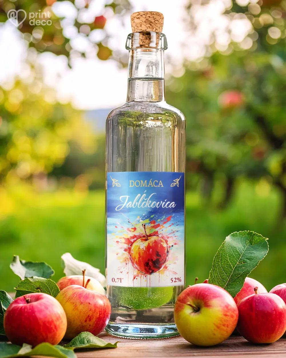 Etikety na pálenku Jabĺčkovica 04 1/2
