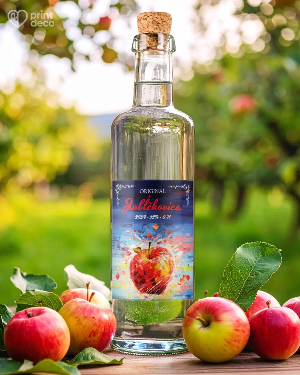 Etikety na pálenku Jabĺčkovica 05 1/2