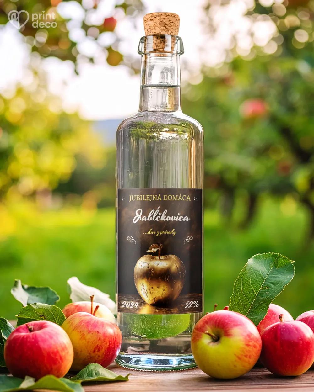 Etikety na pálenku Jabĺčkovica 10 1/2