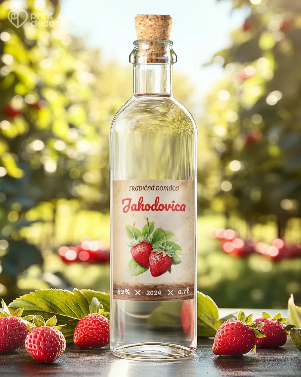 Etikety na pálenku Jahodovica 09 1/2
