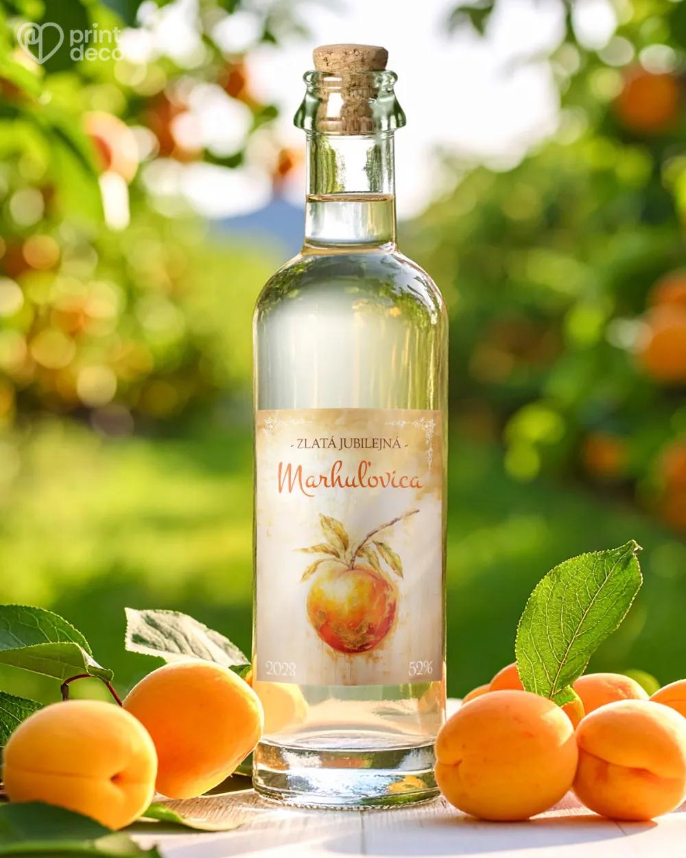 Etikety na pálenku Marhuľovica 01 1/2