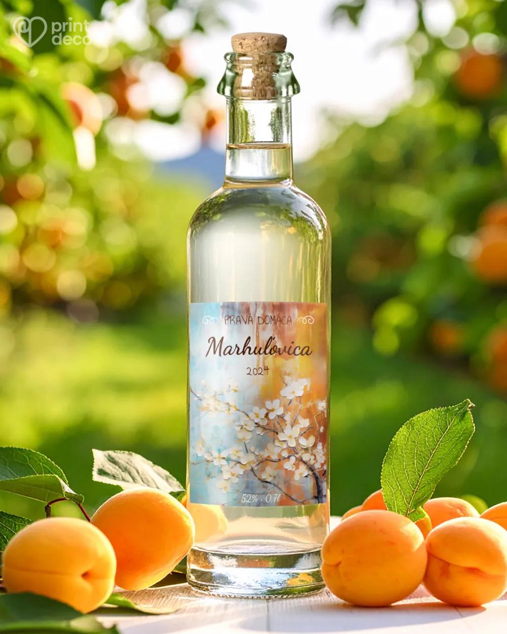 Etikety na pálenku Marhuľovica 05 1/2