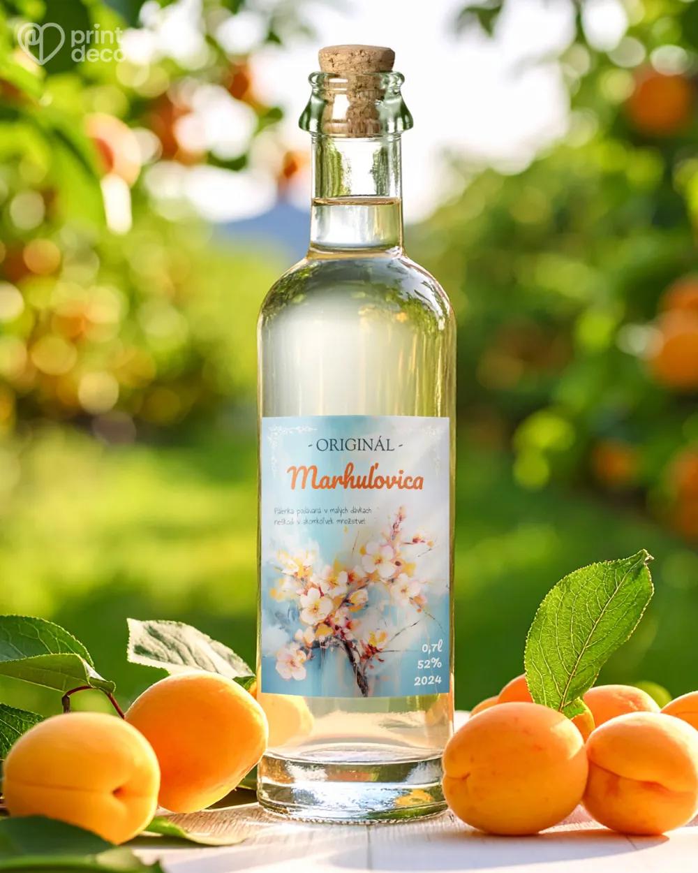 Etikety na pálenku Marhuľovica 06 1/2
