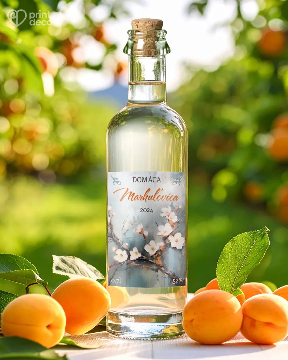 Etikety na pálenku Marhuľovica 07 1/2