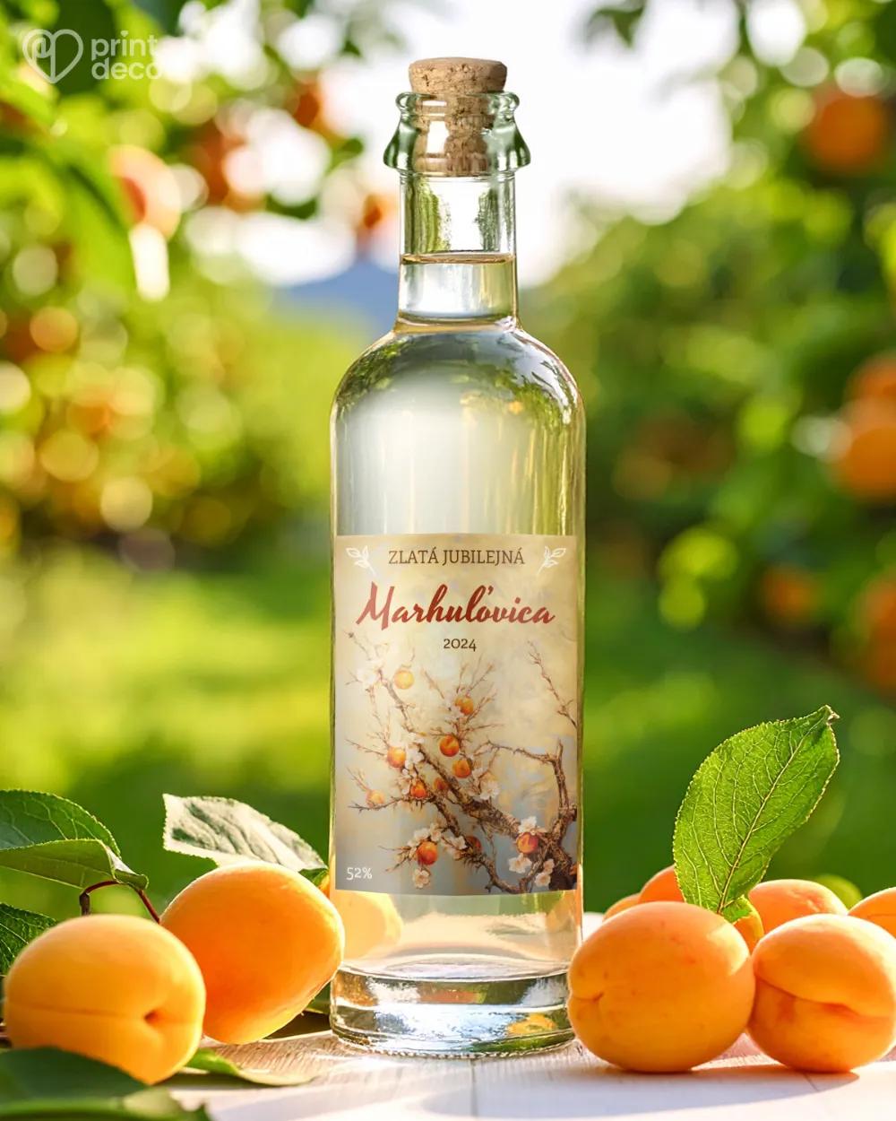 Etikety na pálenku Marhuľovica 08 1/2