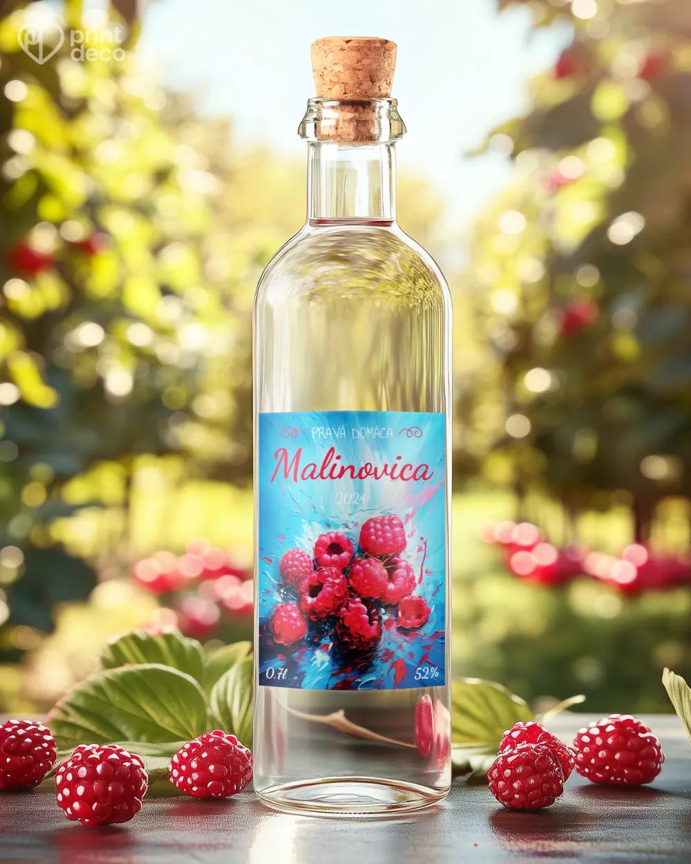 Etikety na pálenku Malinovica 01 1/2
