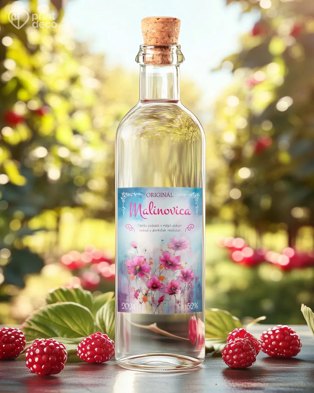 Etikety na pálenku Malinovica 06 1/2