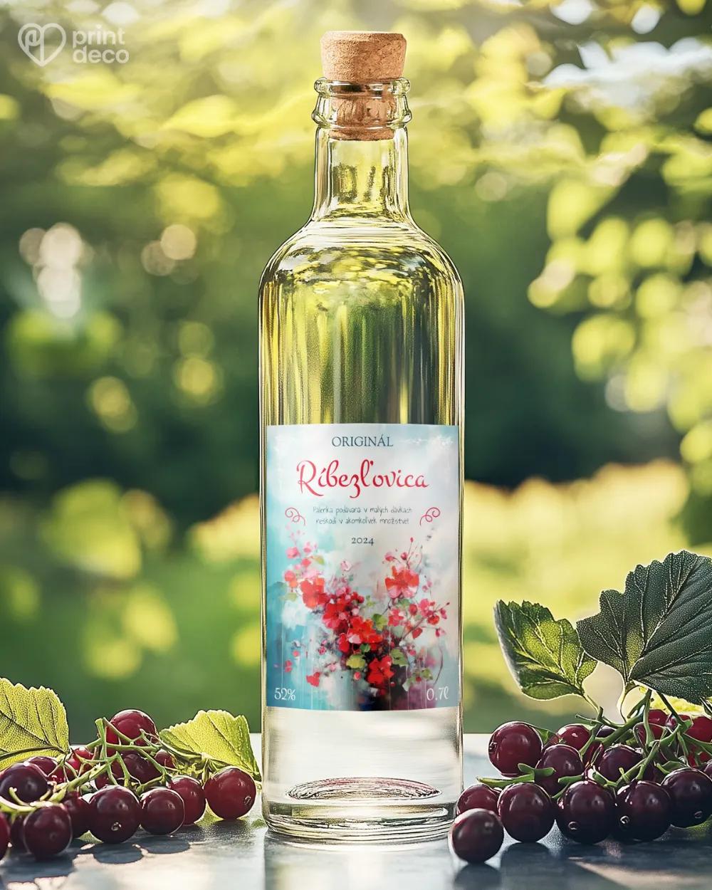 Etikety na pálenku Ríbezľovica 03 1/2