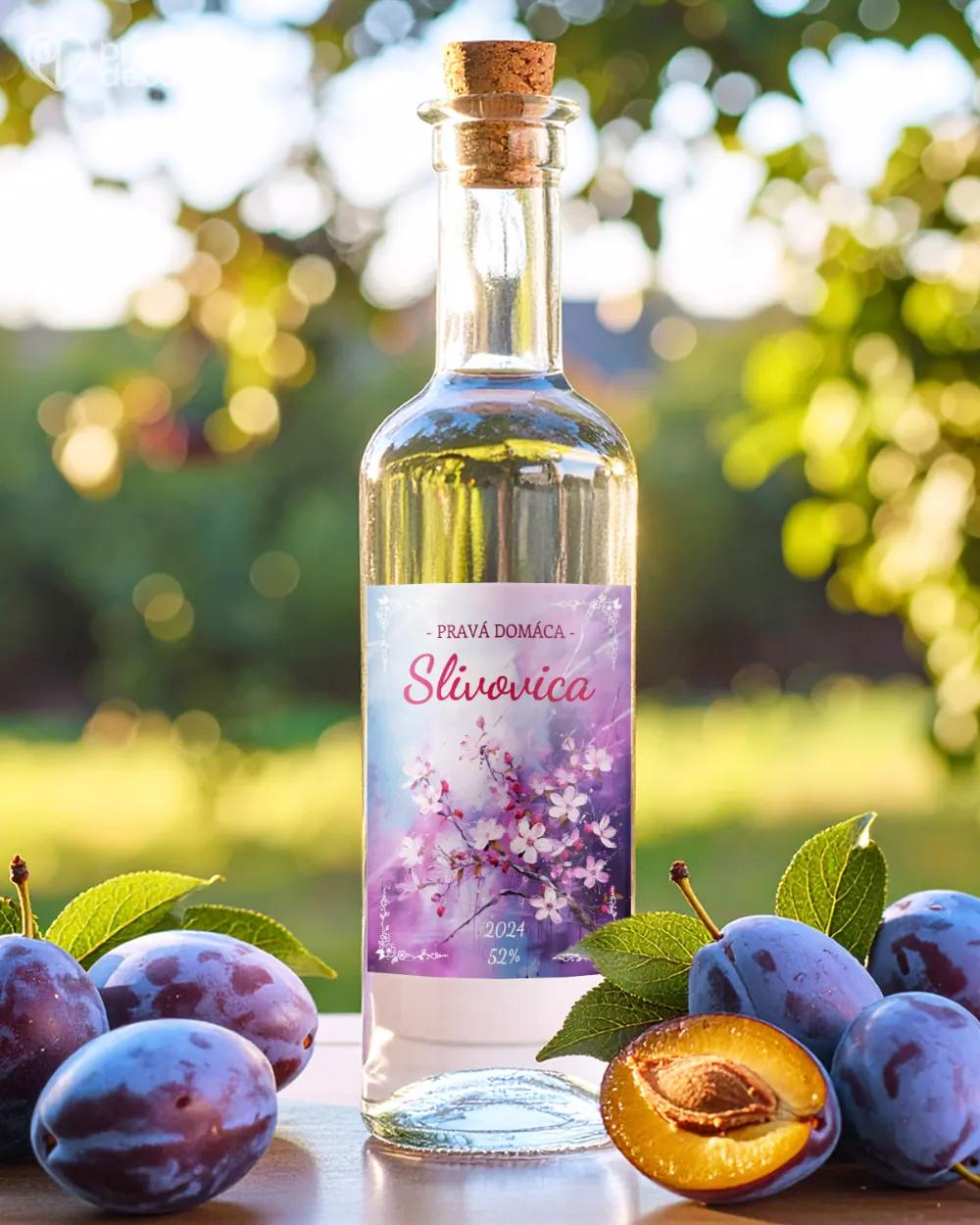 Etikety na pálenku Slivovica 05 1/2
