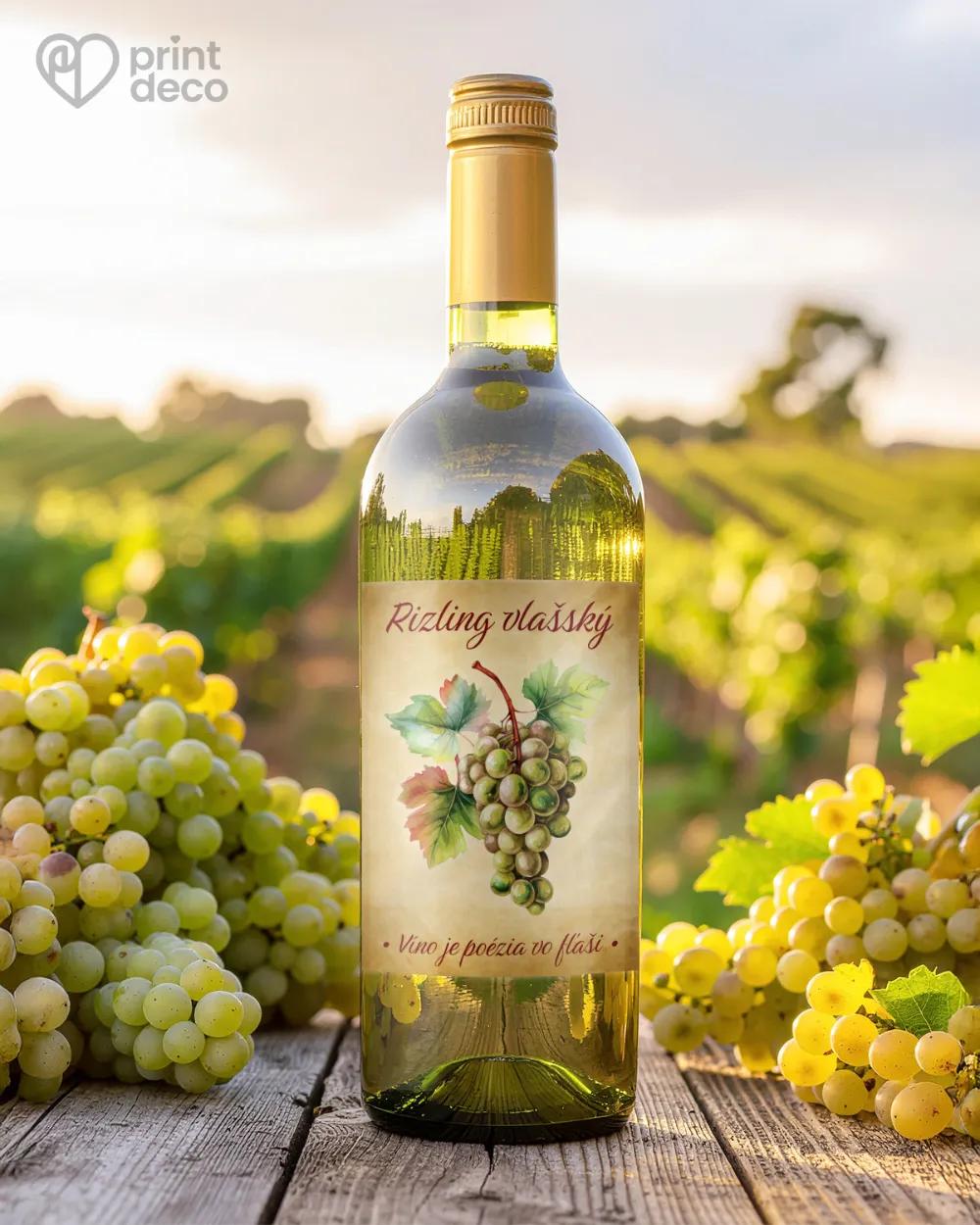 Etikety na víno - motív 02 tmavá 1/2