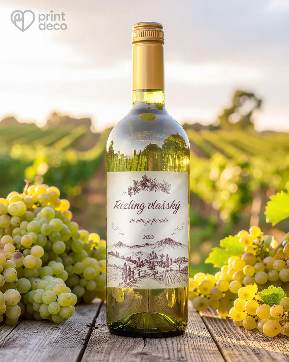 Etikety na víno - motív 03 svetlá 1/2