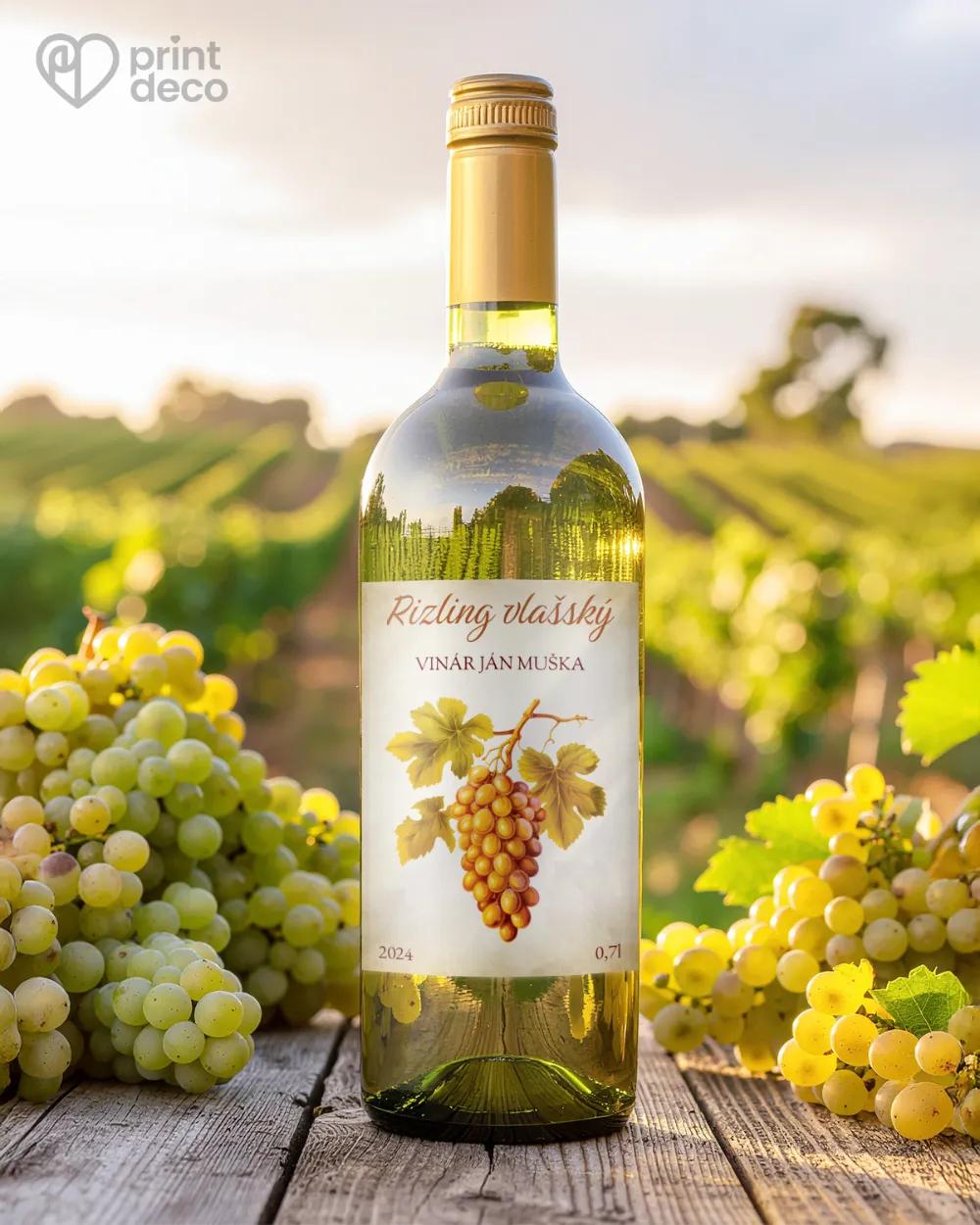 Etikety na víno - motív 07 1/2