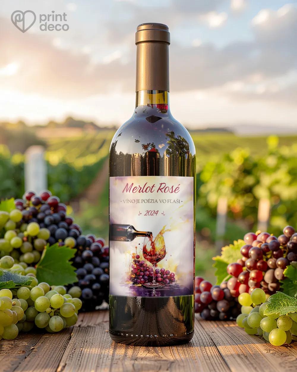 Etikety na víno - motív 23 1/2