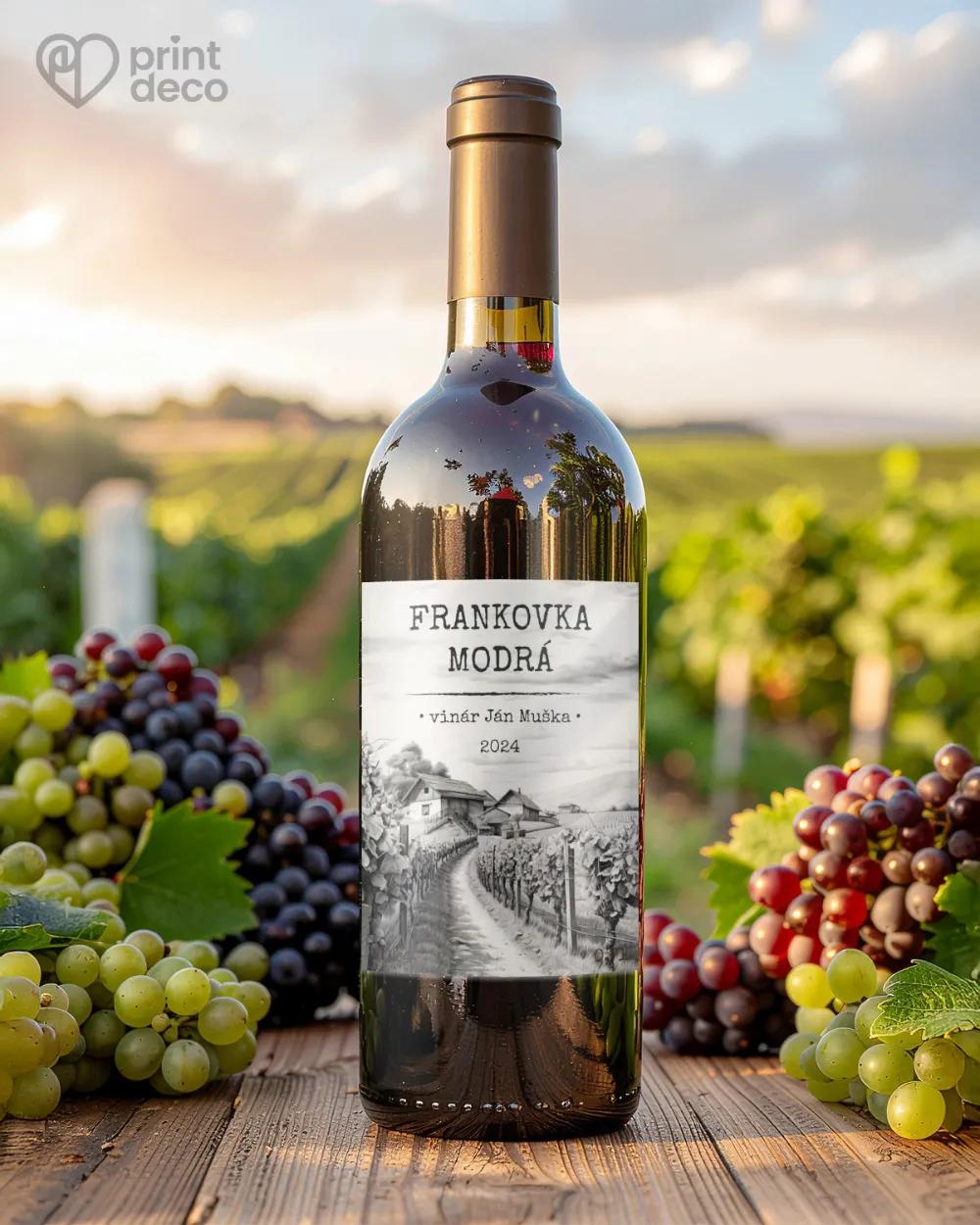 Etikety na víno - motív 30 1/2