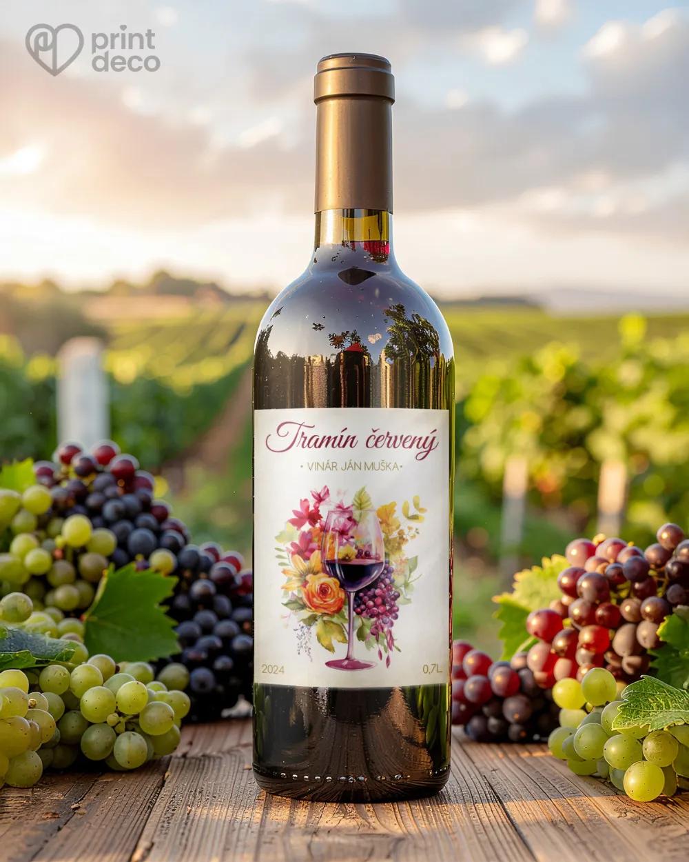Etikety na víno - motív 37 1/2