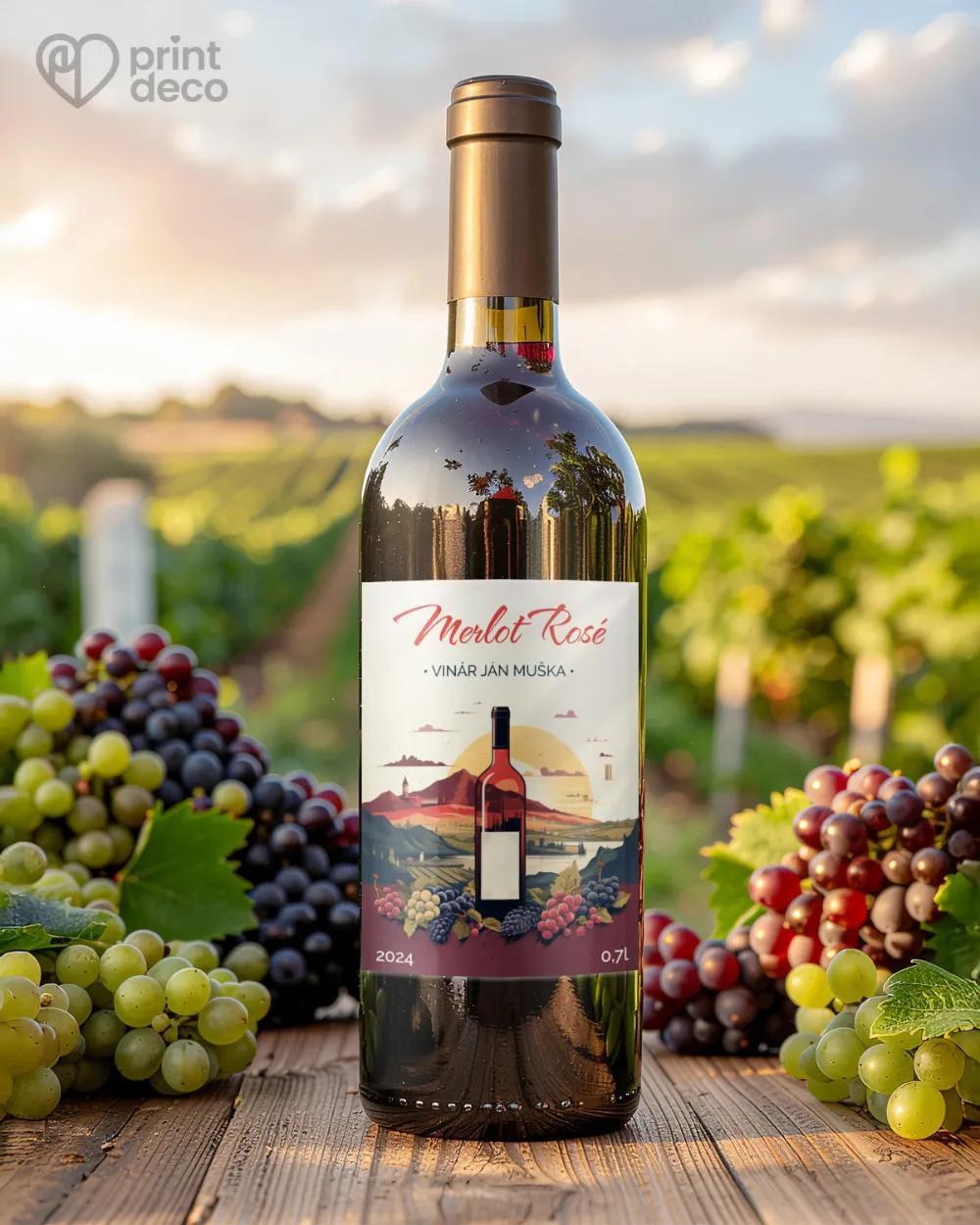 Etikety na víno - motív 39 1/2